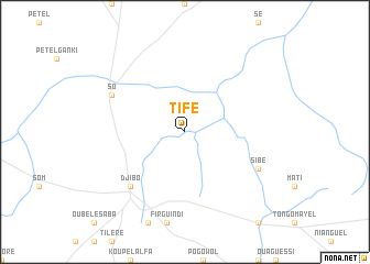 map of Tifé