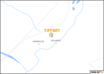 map of Tiffany