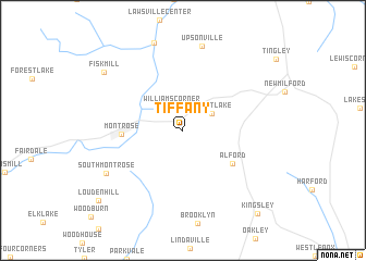 map of Tiffany