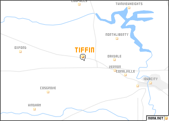 map of Tiffin