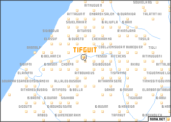 map of Tifguit