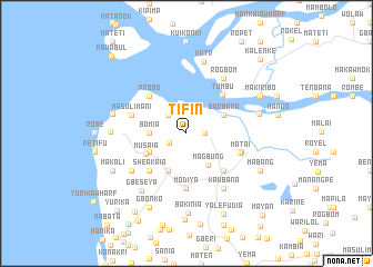 map of Tifin