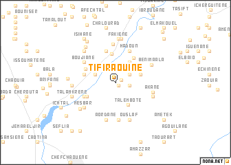 map of Tifiraouine