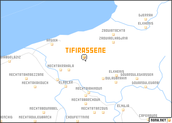 map of Tifîrassene