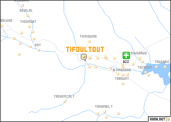 map of Tifoultout