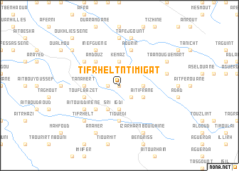 map of Tifrhelt nʼTimigat