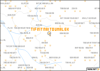 map of Tifrit-n-Aït Ou Malek