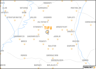 map of Ţifu