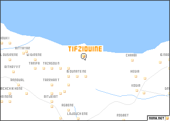 map of Tifziouine