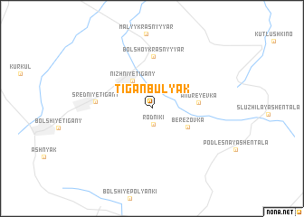 map of Tigan-Bulyak