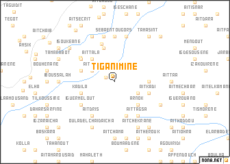 map of Tiganimine