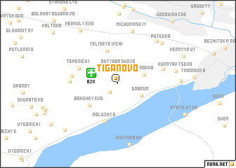 map of Tiganovo