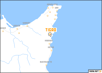 map of Tigao