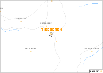 map of Tigapanah