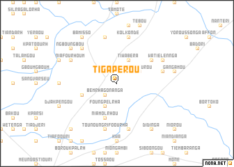 map of Tigapérou