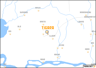 map of Tigara