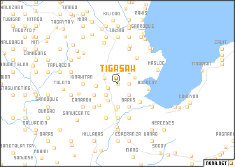 map of Tigasaw