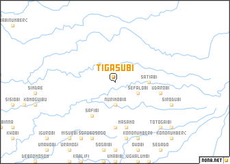 map of Tigasubi
