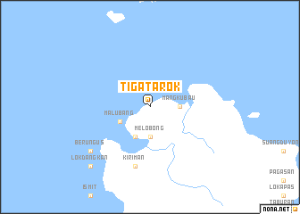 map of Tiga Tarok