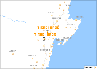 map of Tigbalabag