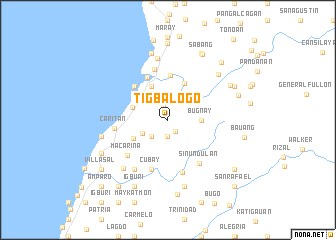 map of Tigbalogo