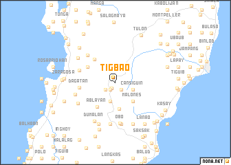 map of Tigbao