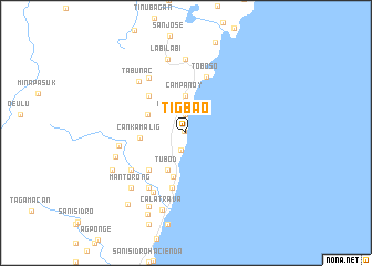 map of Tigbao