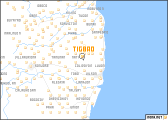 map of Tigbao