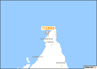 map of Tigbao