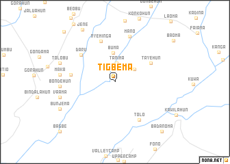 map of Tigbema