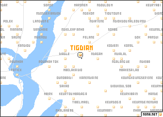 map of Tigdiam