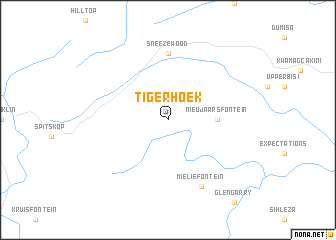 map of Tigerhoek