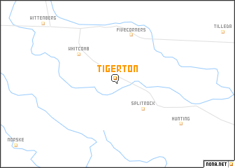 map of Tigerton