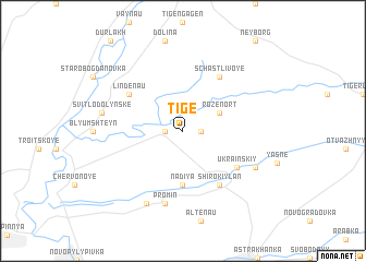 map of Tige