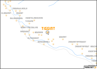 map of Tiggint