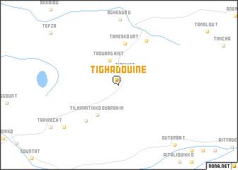 map of Tighadouine