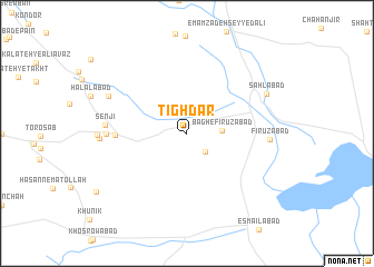 map of Tīghdar