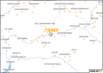 map of Tīghen