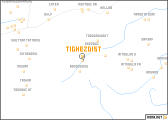 map of Tighezdist