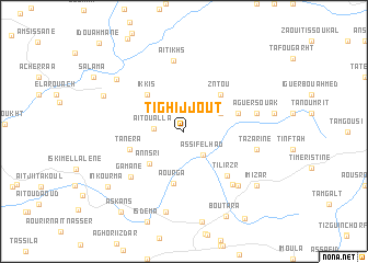 map of Tighijjout