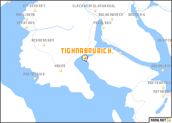 Tighnabruaich (United Kingdom) map - nona.net