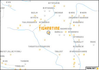 map of Tighratine