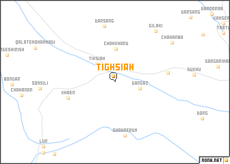 map of Tīgh Sīāh