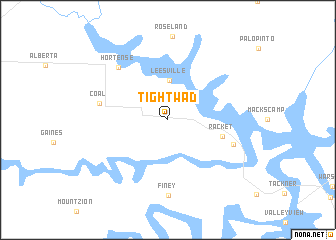 map of Tightwad