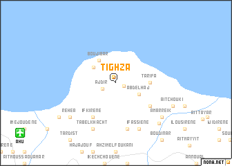 map of Tighza