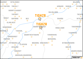 map of Tighza