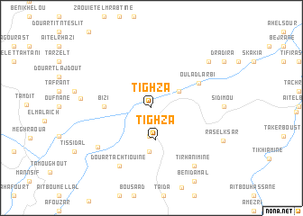 map of Tighza