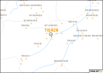 map of Tighza