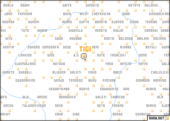 map of Tʼīgī