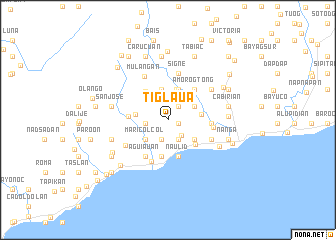 map of Tiglaua